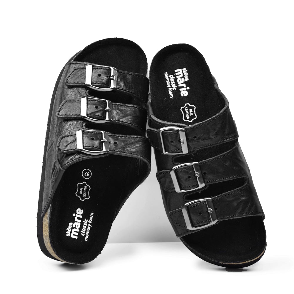 Produktbild 3 - Sköna Marie Sandaler Lava Black Tumbled