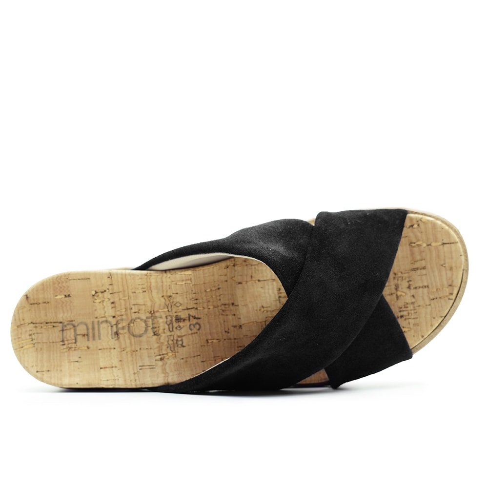 Minfot Sandaler Raposa Dame Svart