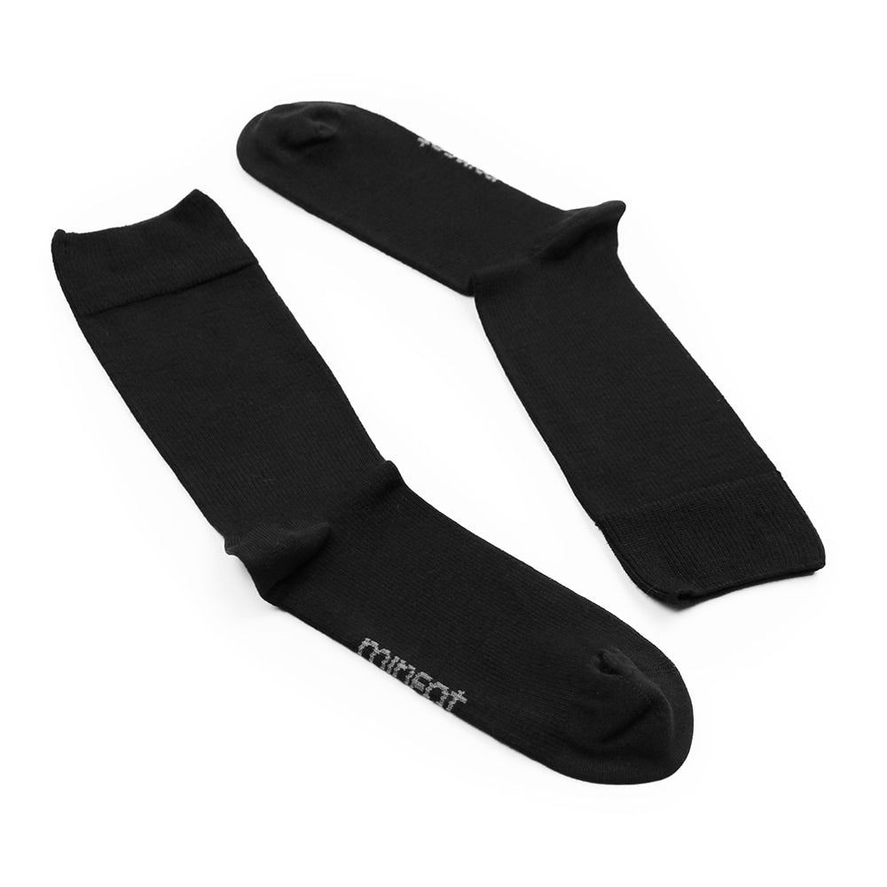 Produktbild 2 - Minfot Ankelstödstrumpor Bambu Svart 1-pack