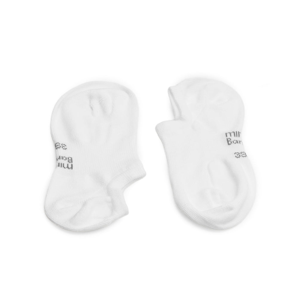 Minfot Ankelstrømper Bambus Hvit 1-pk