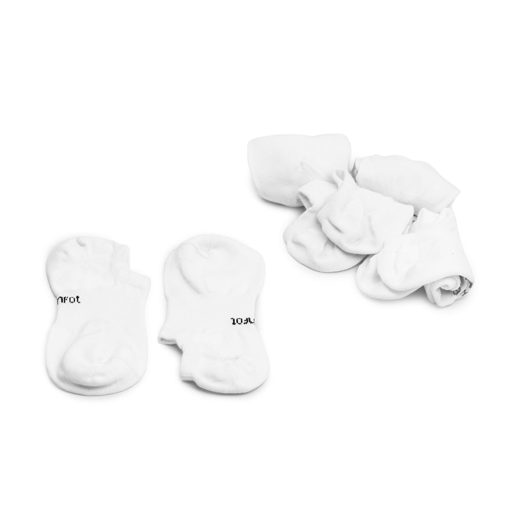 ankelstrumpor-merinoull-silikon-halen-vit-5-pack