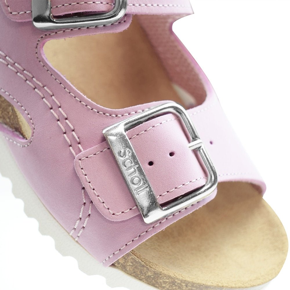 Scholl Moldava Sandaler Dame Nubuck Lyserosa