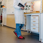 Scholl Damesandal Rio Wedge AD Rød