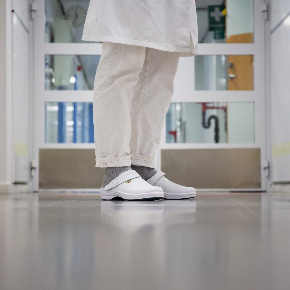 Scholl Tøffel New Bonus Unisex Hvit