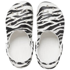Crocs Classic Clog Animal Print White Zebra