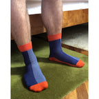 SupCare Ankelstøttestrømper Bambus Blue Orange 1-pk