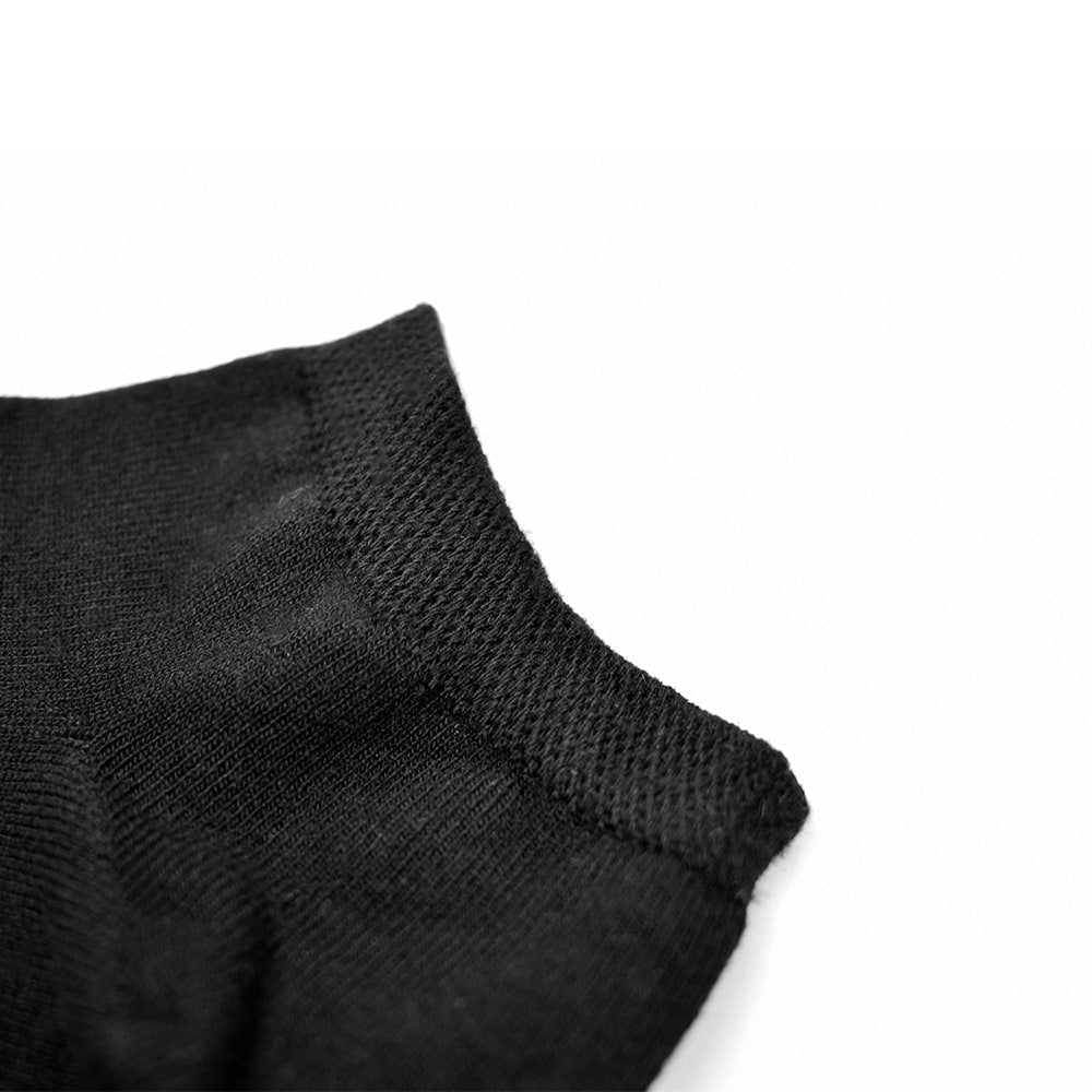 Minfot Bambusstrømper Sneaker Sensitive  Svart 5-pk