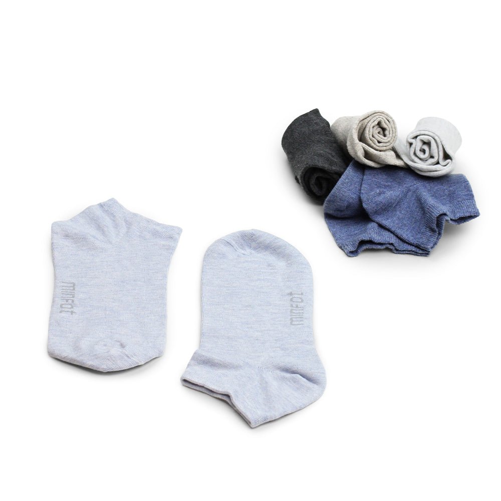 Produktbild 8 - Minfot Bambusstrømper Sneaker Sensitive Melange 5-Pack