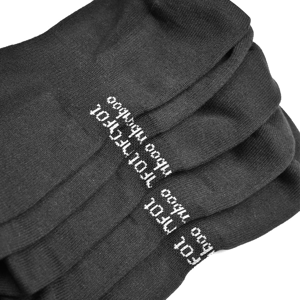 Produktbild 5 - Minfot Bambustrumpor Quarter Svart 5-pack