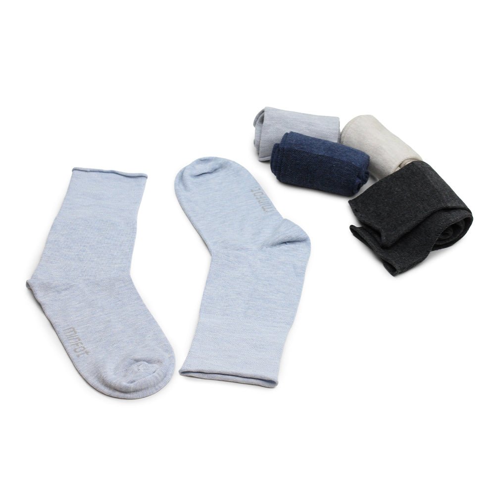 Minfot Sensitive Bambus Strømper Melange 5-pk