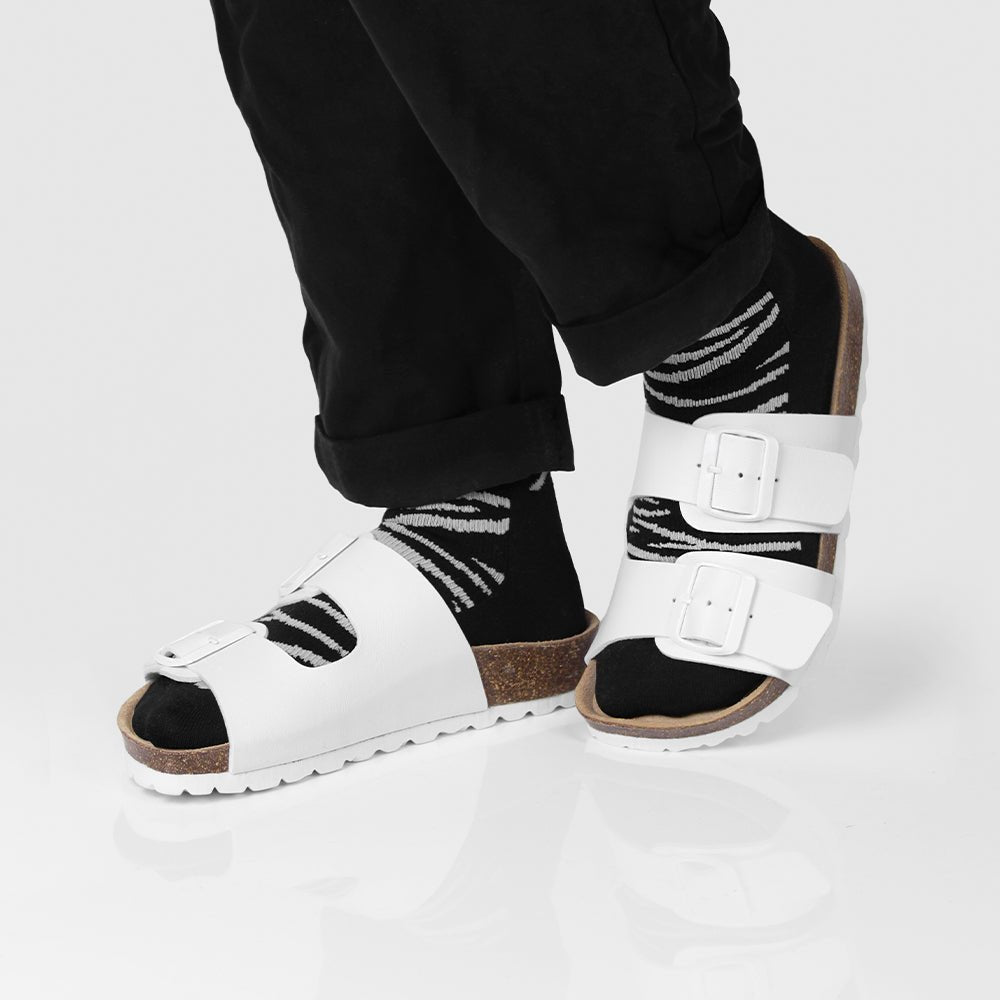 Minfot Softstep Sandaler Dame Biosandal 2-remmer Hvit