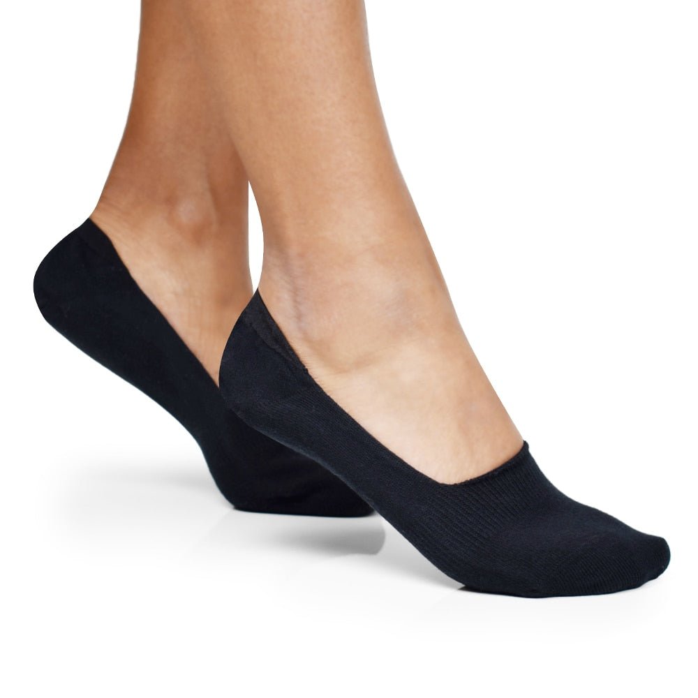 bekvama-ballerinastrumpor-svart-dam