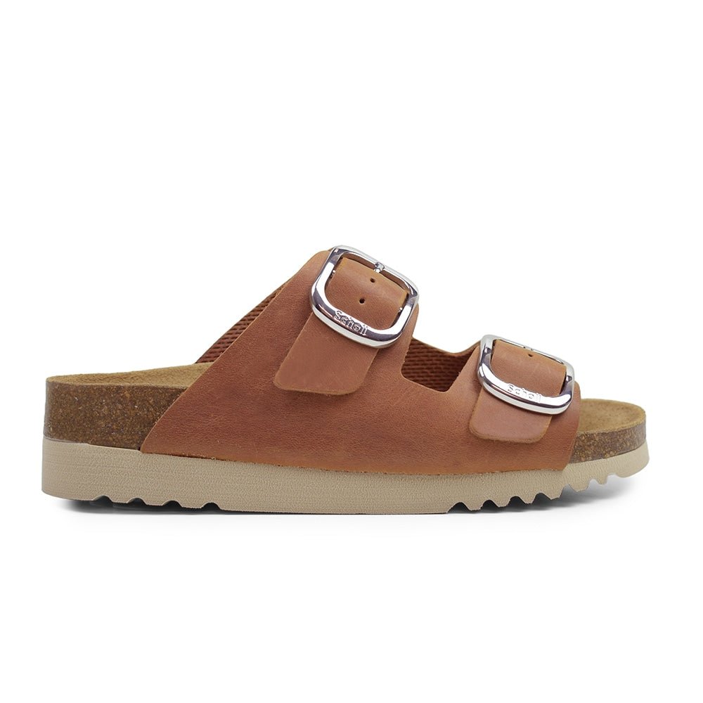 Produktbild 2 - Scholl Sandaler Dam Adapta Ilary Oiled Leather Cognac