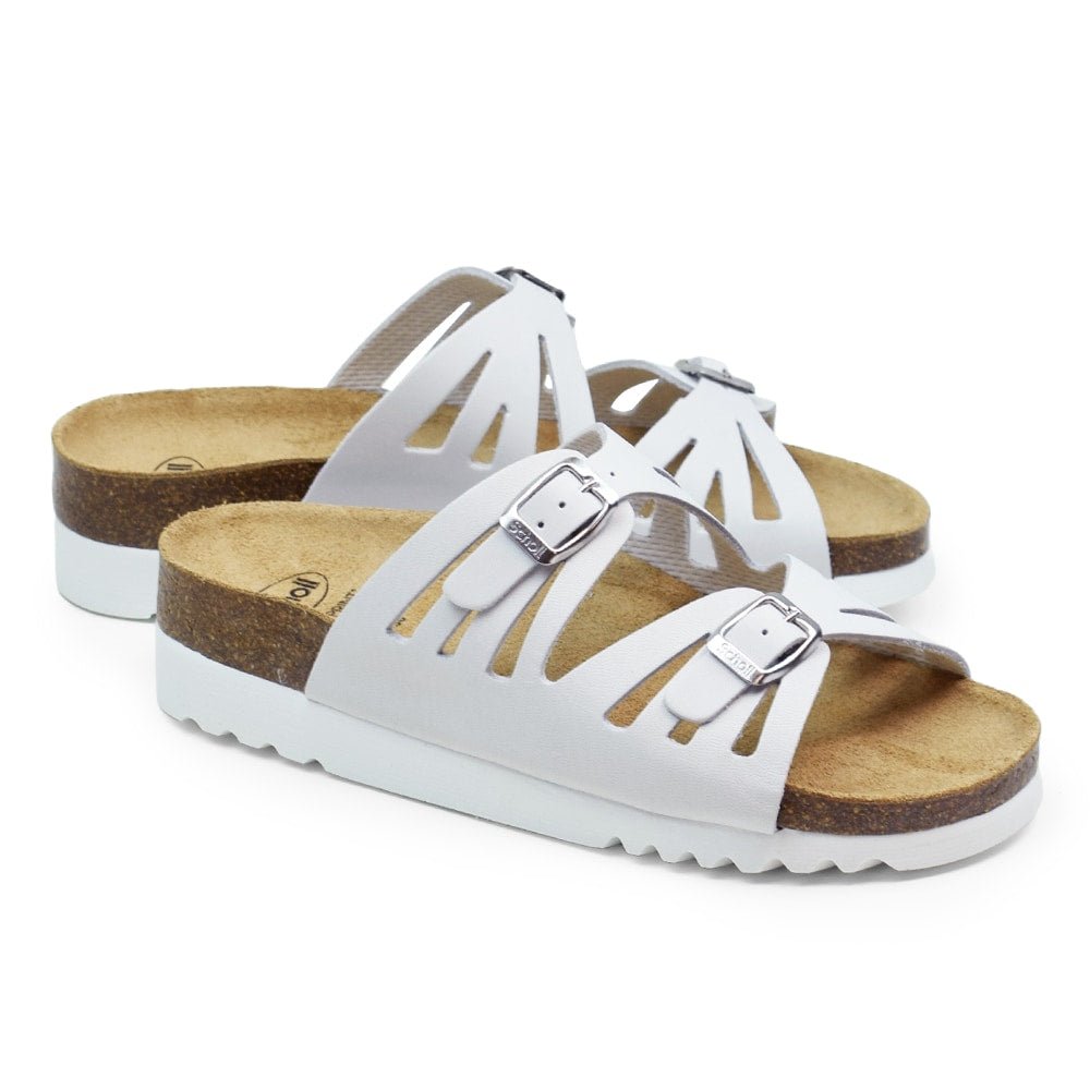 Scholl Sandal Dame Ystad Off-white