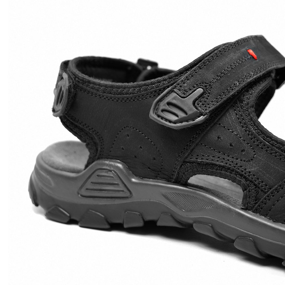 Minfot Sandaler Torekov Herre Nubuck Svart