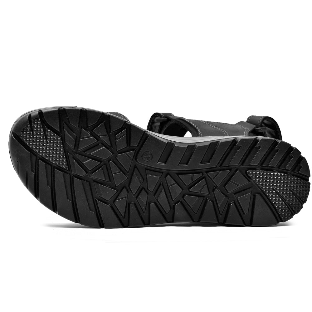 Minfot Burensvik Sandaler Herre Nubuck Svart