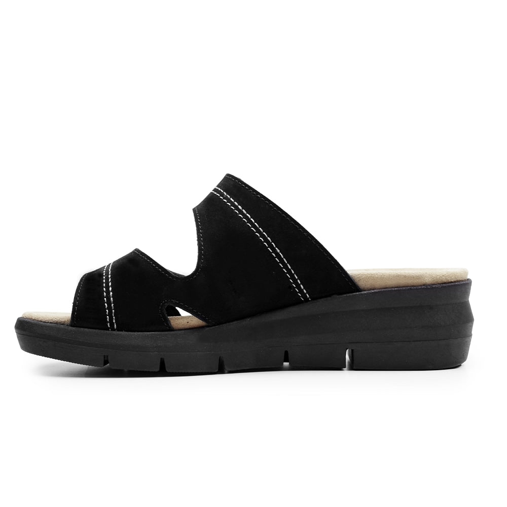 Produktbild 4 - Minfot Sandal Komfort Maira Nubuck Svart