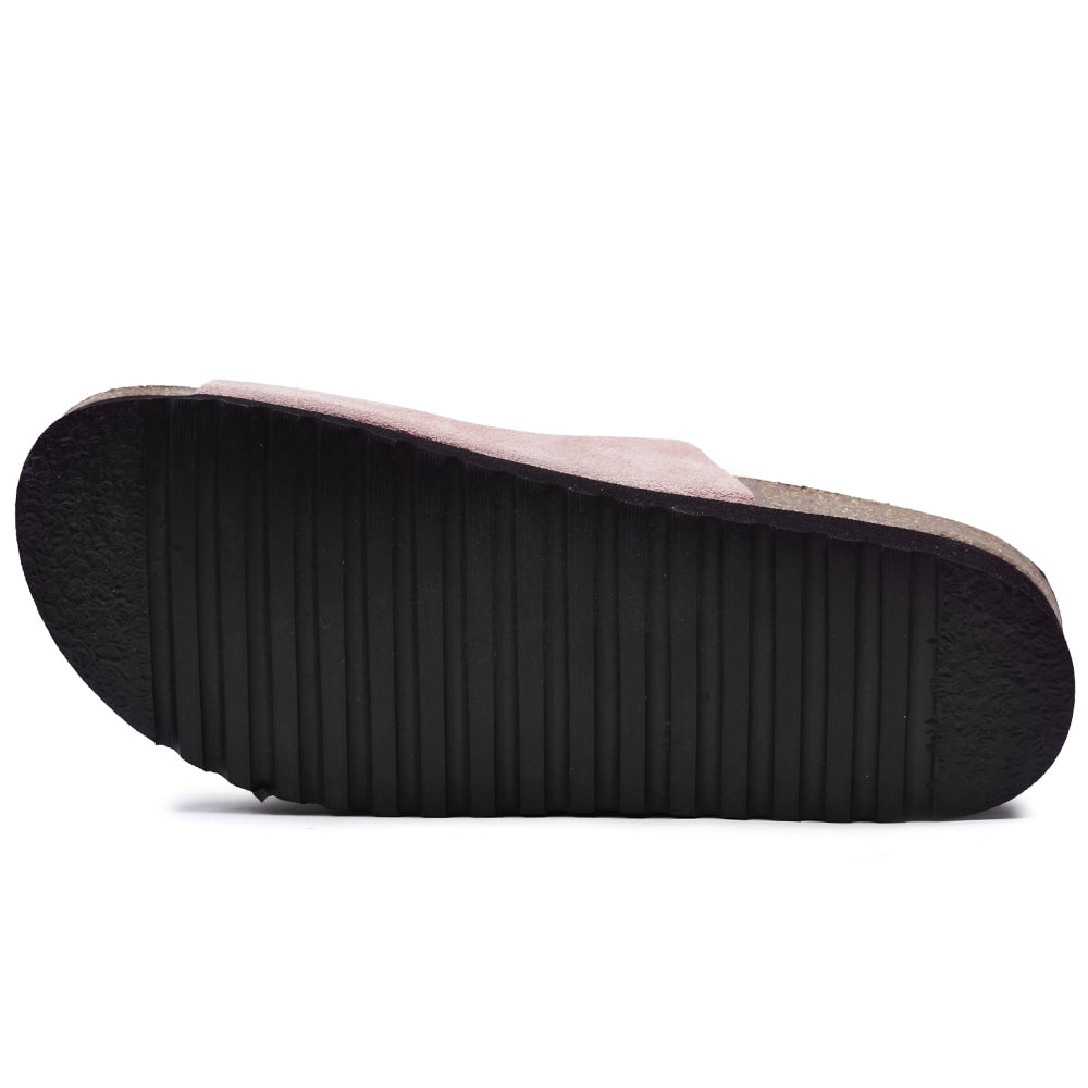 Minfot Sandaler Myk Bio Moa Semsket skinn Rosa