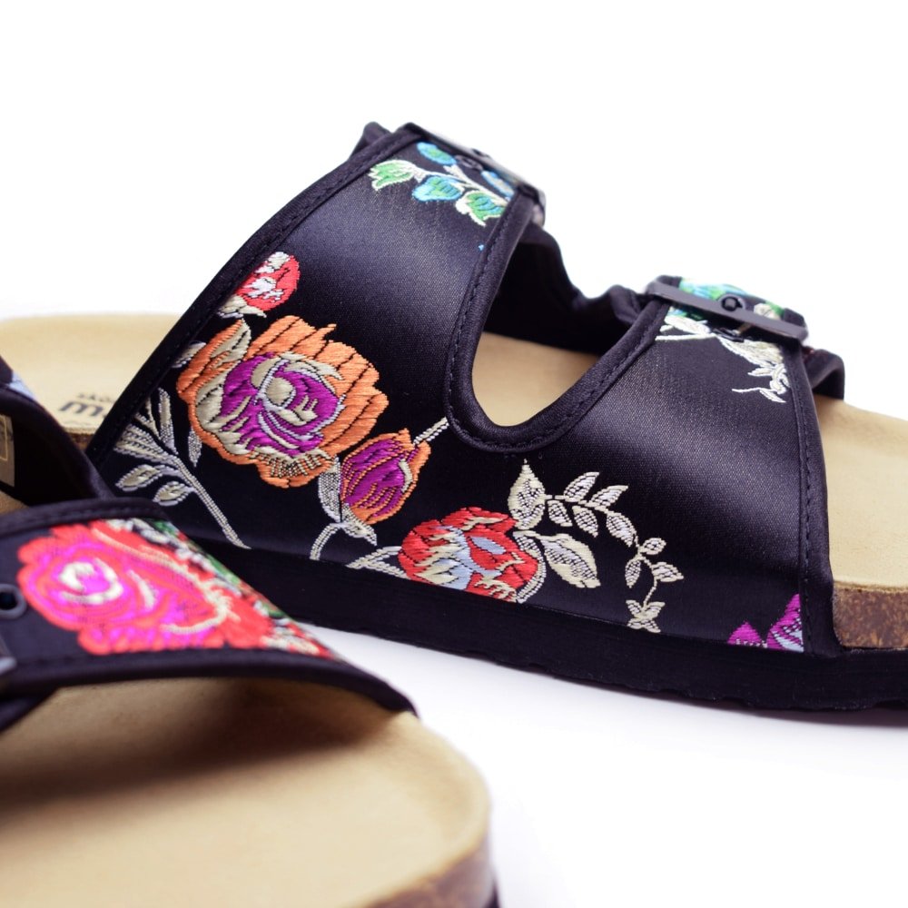 Sköna Marie Sandaler Thalia Svart