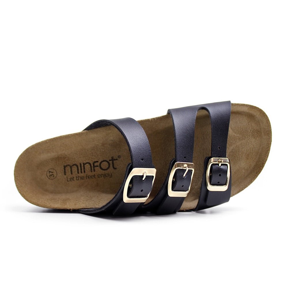 Minfot Upstep Lux Sandaler Dame Svart