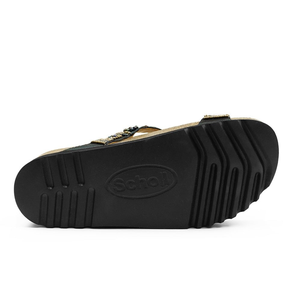 Scholl Sandaler Dame Bioprint Bogota  Svart