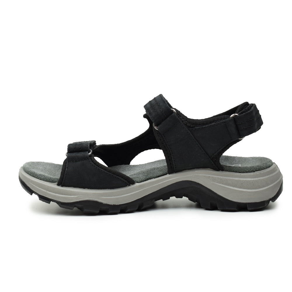 Minfot Sandaler Sandhamn Dame Nubuck Black