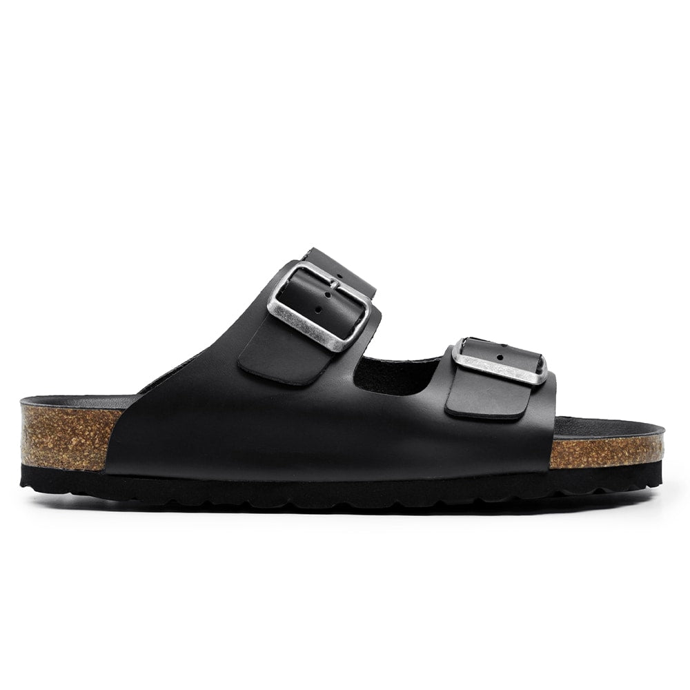 Produktbild 4 - Minfot Uni Bred Biosandal Skinn Svart