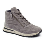 Minfot Luna Høy Sneaker Dame Semsket skinn Taupe