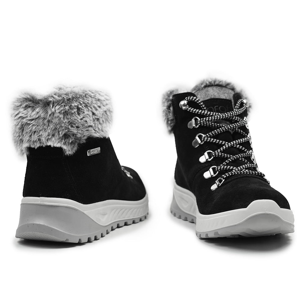 Minfot Sala Støvler Semsket skinn J-Tex Svart