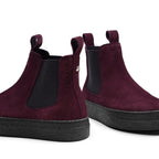 Minfot Chelsea boots Visby Semsket skinn Bordeaux