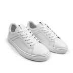 Minfot Comfort Sneakers Dame Skinn Hvit