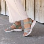 Minfot Cloudlite Nia Sandaler Dame Grønn