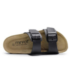 Minfot Softstep Sandaler Dam Biosandal 2-remmer Svart