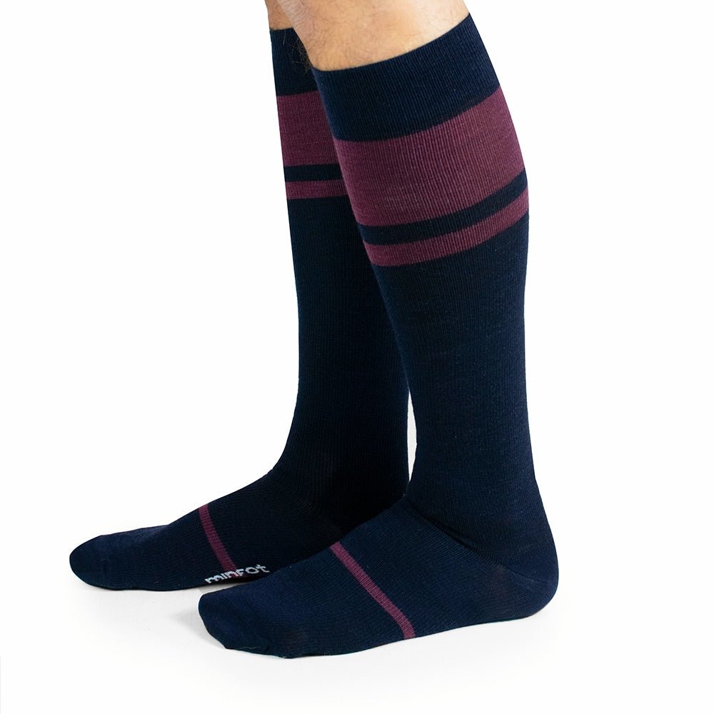 Produktbild 3 - Minfot Støttestrømper Merinoull Midnight 3-pk