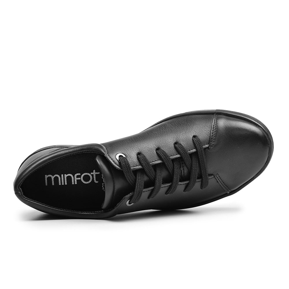Minfot Aveny Sneaker Skinn Svart