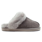 Minfot Saueskinntøfler Slip-on Duved med såle Stone