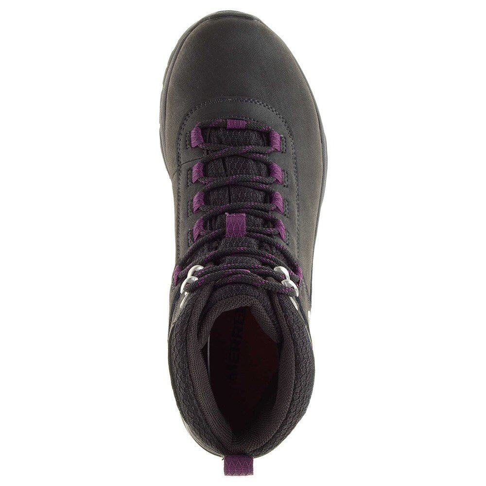 Merrell Dame Vego Mid Leather WTPF Black Gloxinia