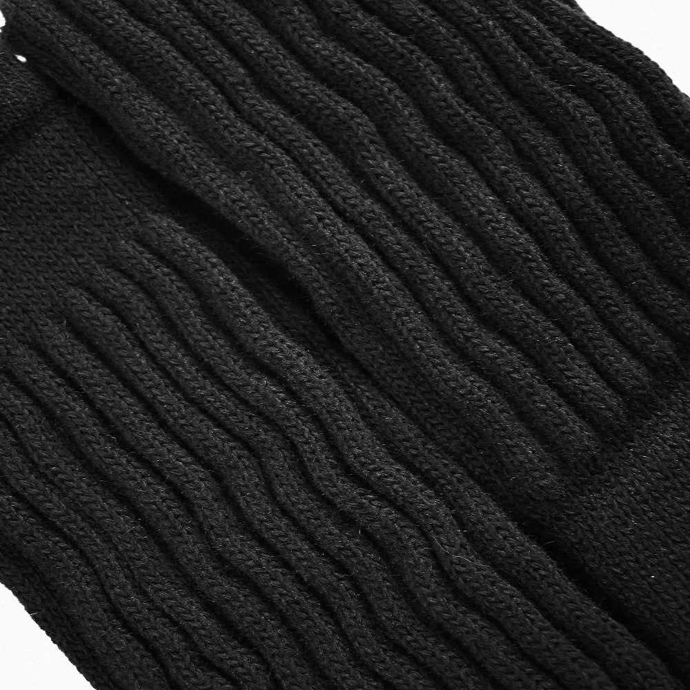 Minfot Benvarmere Ullmix Svart 1-pk