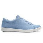 Minfot Aveny Sneaker Semsket skinn Lyseblå