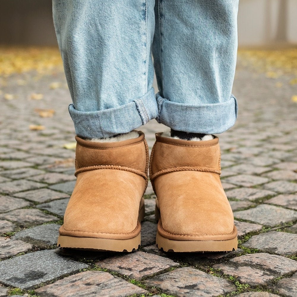 Rugged Gear Saueskinnstøvler Chestnut 
