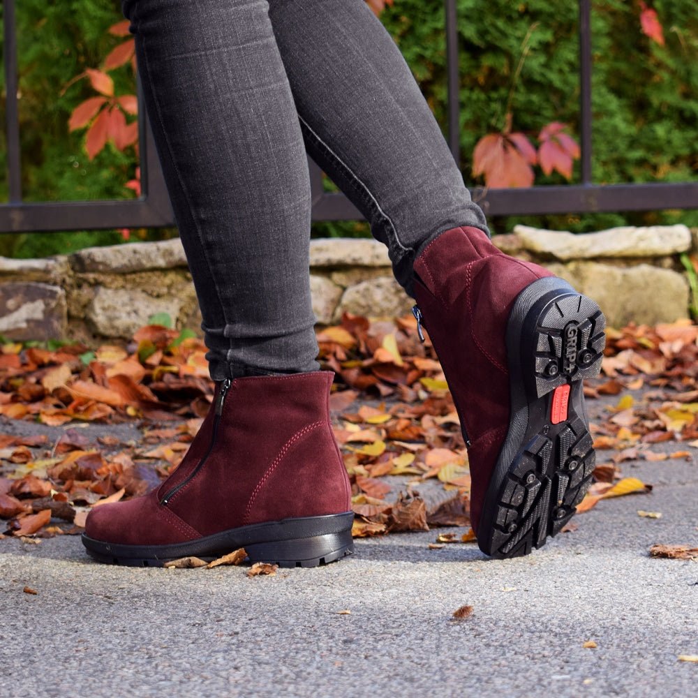 Produktbild 2 - Minfot Aaltonen Breda Boots Grip+ Vasa Mocka Ull Bordeaux