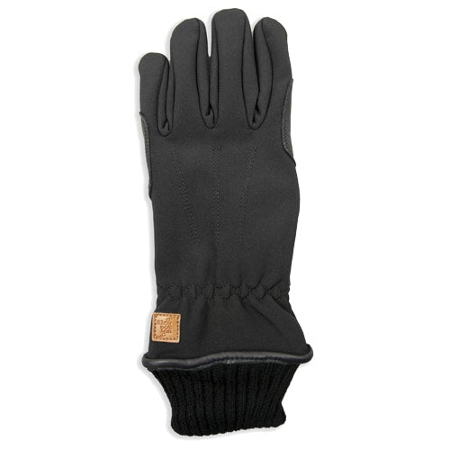 Börjesson Hansker Dame Soft Shell Skinn Stensund Svart