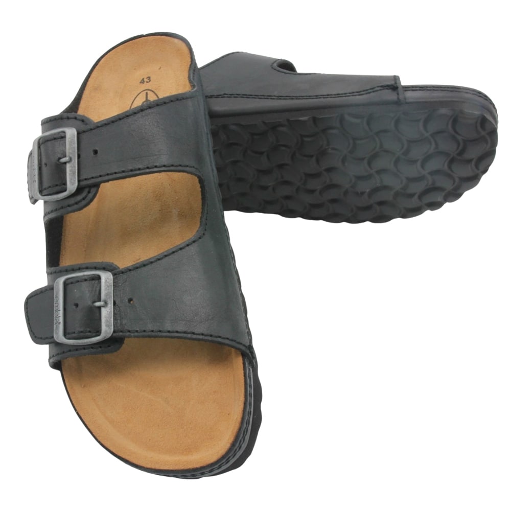 Embla Hälsoskor Herresandal Daniel Airbed Svart