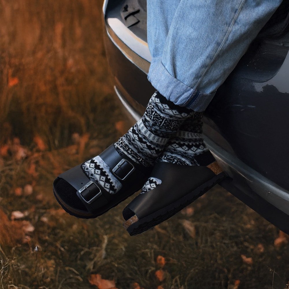 Produktbild 11 - Minfot Uni Bred Biosandal Skinn Svart