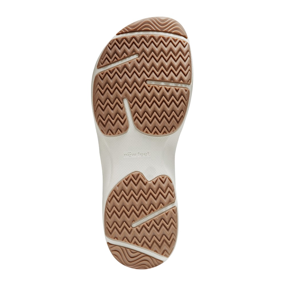 Produktbild 5 - New Feet Saga Extra Breda Sandaler Hälkappa Kardborre Dam Sand
