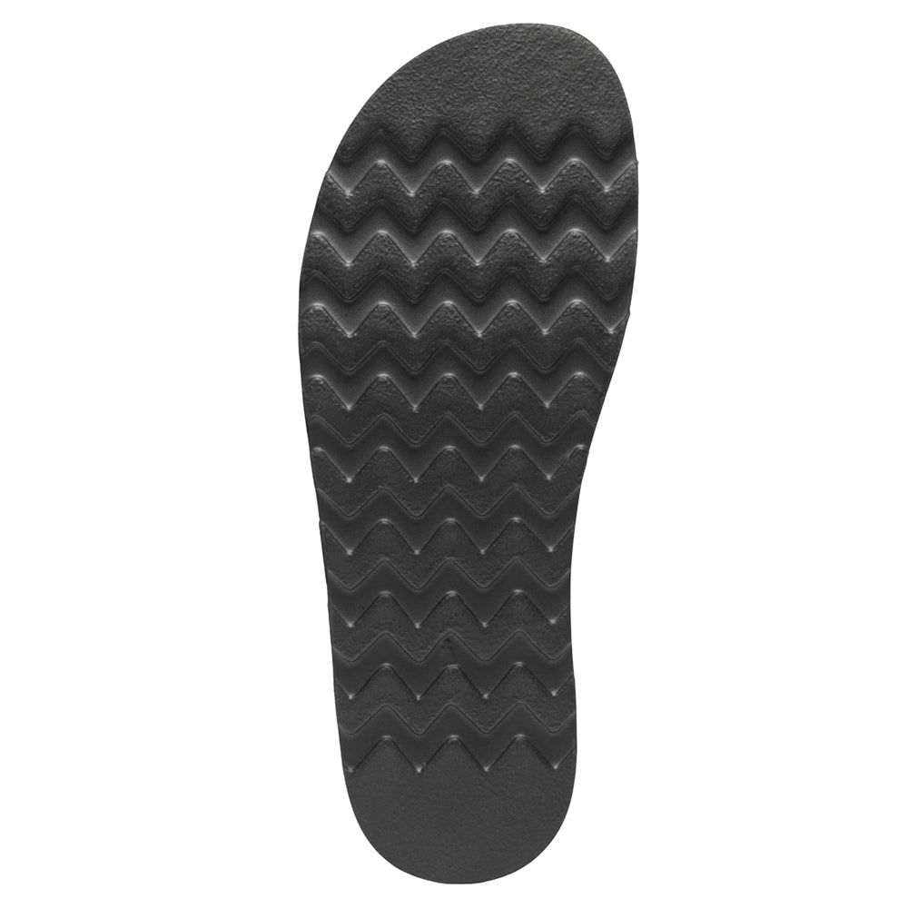 New Feet Connie Brede Sandaler Microfiber Unisex Svart