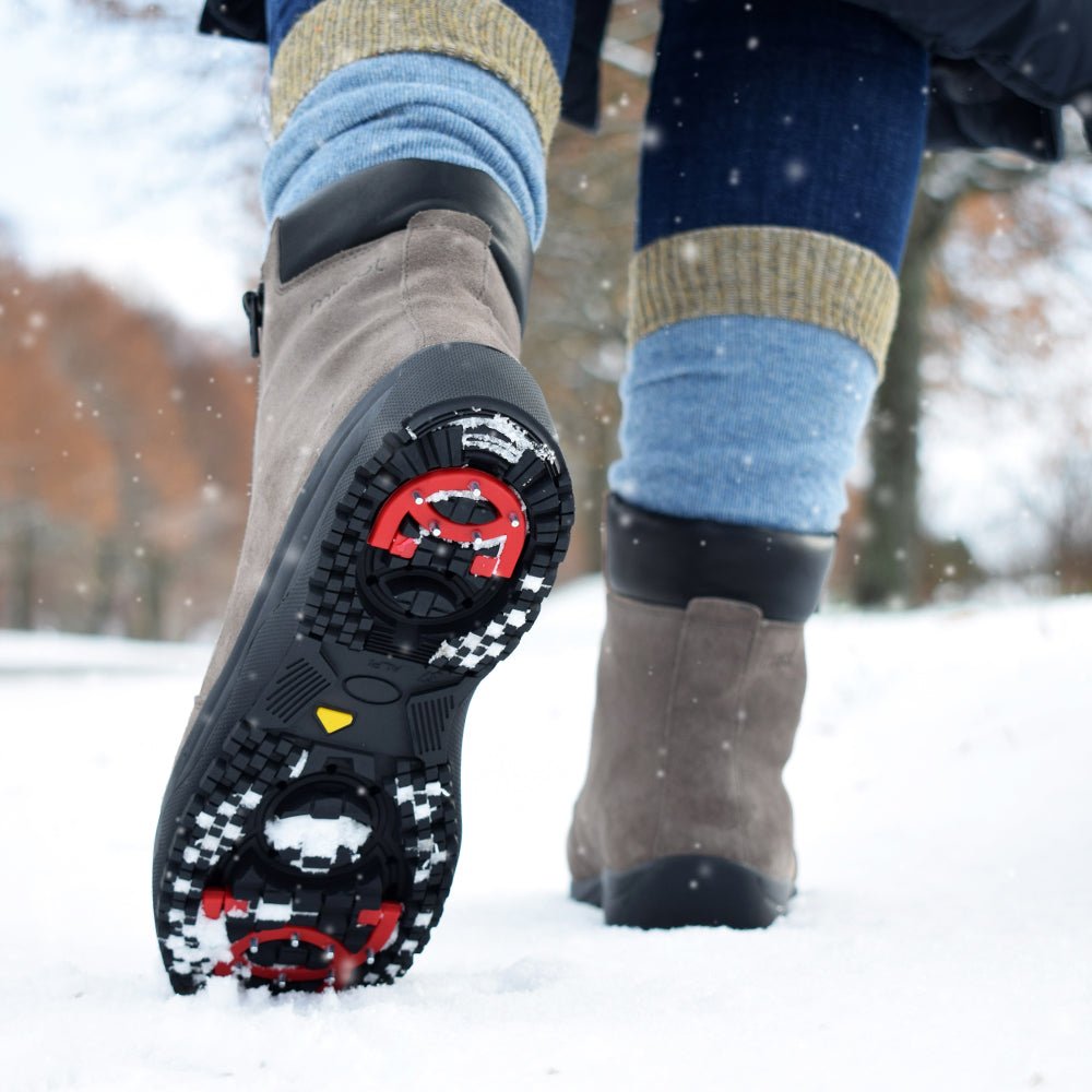 Minfot Piggsko Boden Semsket skinn Ull Taupe