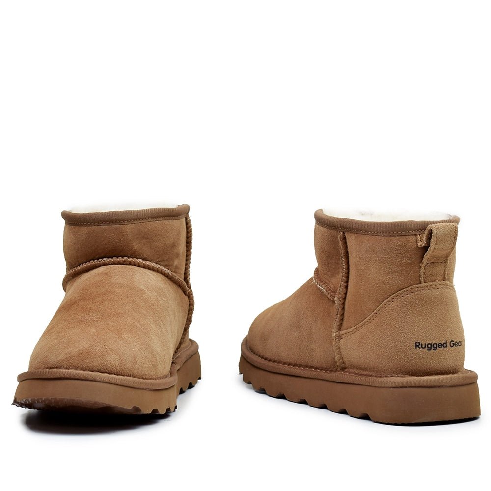 Rugged Gear Saueskinnstøvler Chestnut 