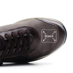 Minfot Vei Sneaker Stretch Nubuck Taupe Oxid