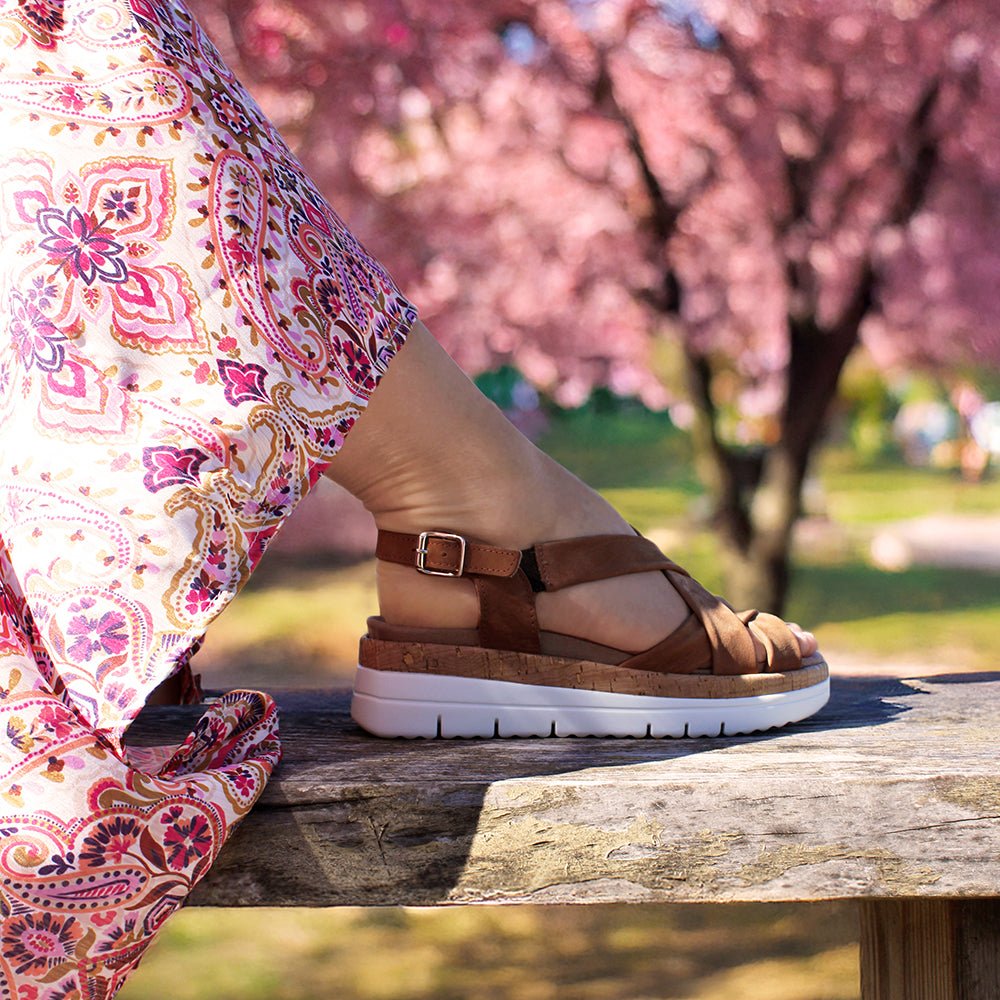 Produktbild 2 - Minfot Remmsandaler Sami Nubuck Tan